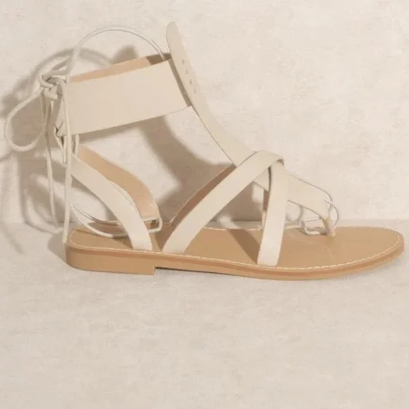 OASIS SOCIETY Blaze Lace-Up Sandal Size 8 Great Condition - Picture 7 of 16